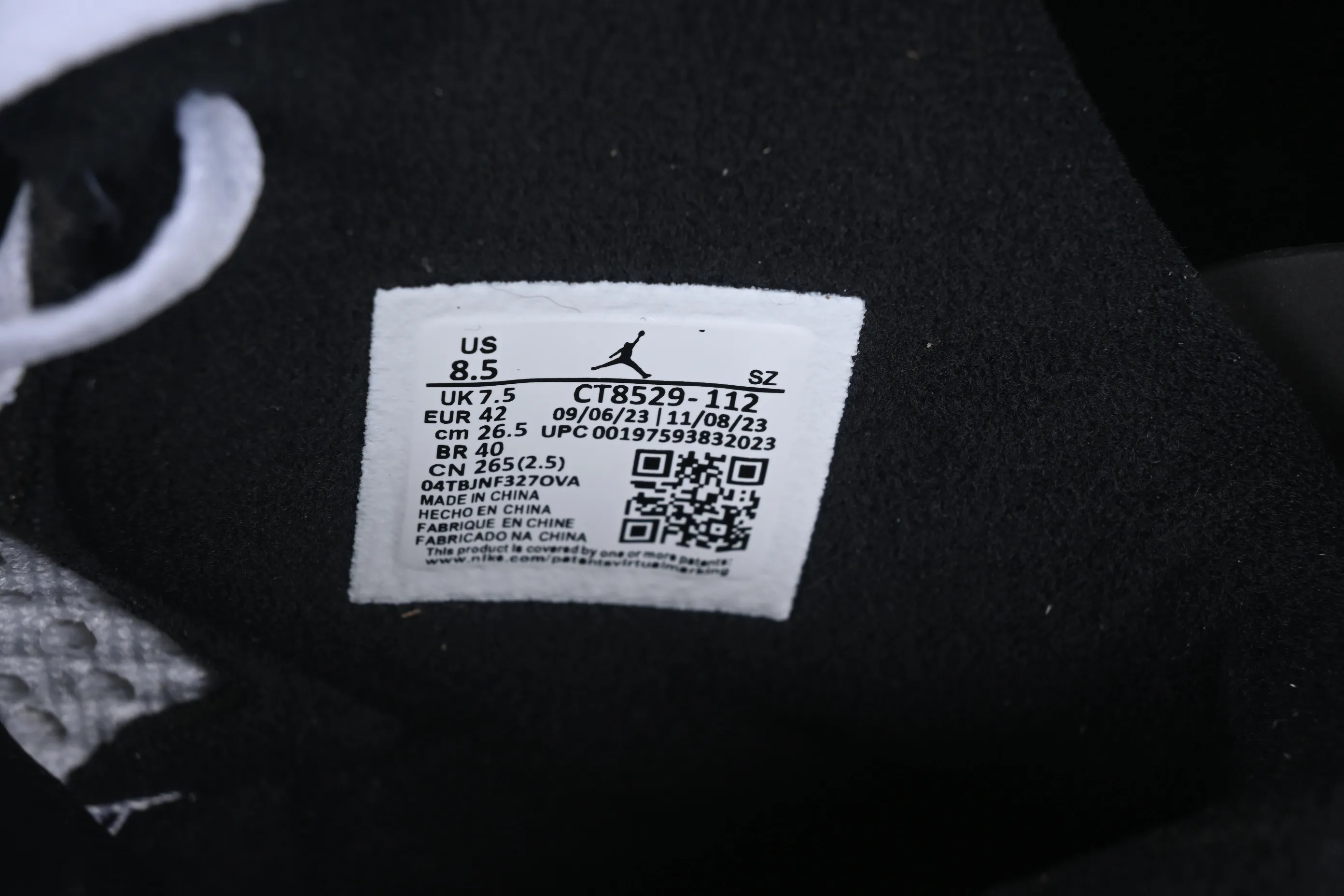 All categories Air Jordan Jordan series basketball shoes Air Jordan 6 Air Jordan 6 Retro "White And Black" AJ6 Joe 6 classic white and black CT8529-112